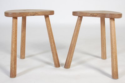 Lot 59 - Robert 'Mouseman' Thompson, a pair of oak...