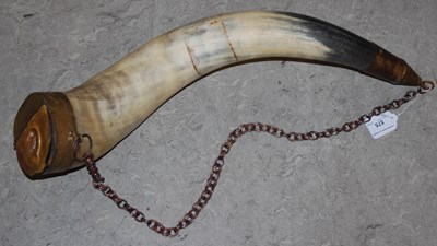 Lot 575 - A Scottish 19th century large sized cow horn...