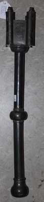 Lot 572G - A pewter ceremonial mace with knopped...