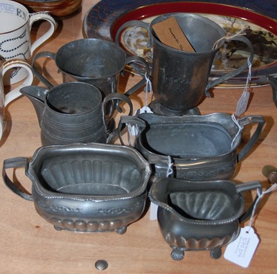 Lot 570D - An early 19th century Britannia metal...
