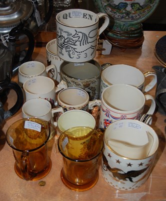 Lot 570A - A collection of various Coronation mugs.