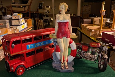 Lot 506B - A painted plaster figure group of 'Good time...