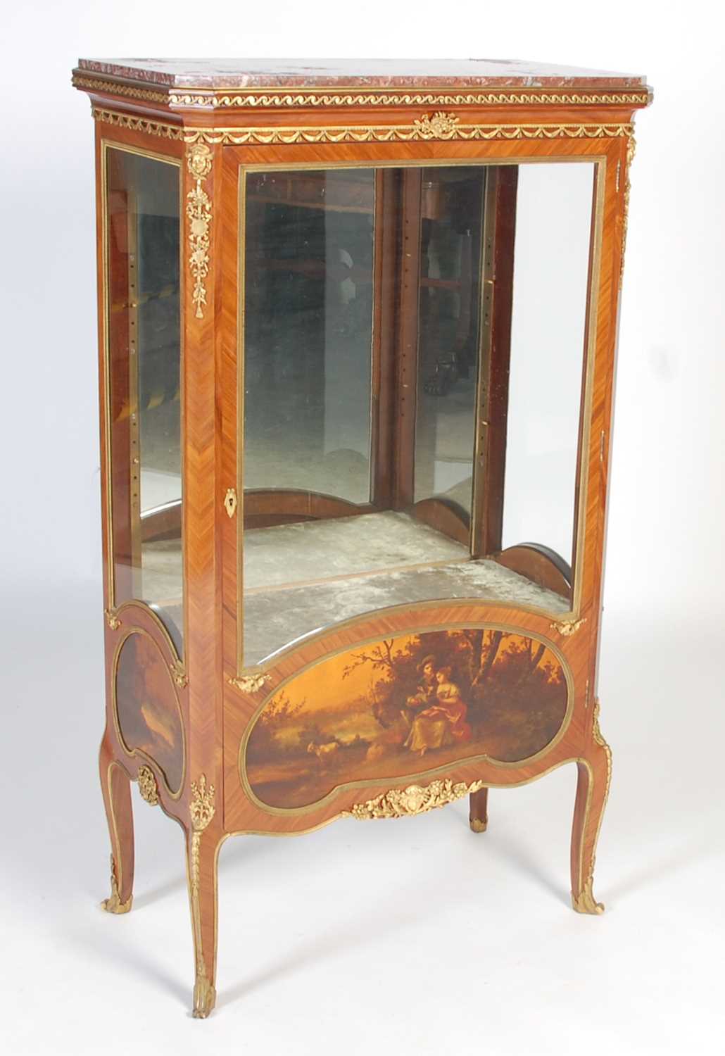 Lot 28 - A French Kingwood, Vernis Martin and gilt...