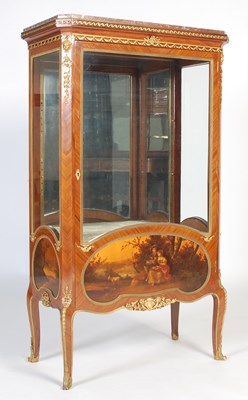 Lot 28 - A French Kingwood, Vernis Martin and gilt...
