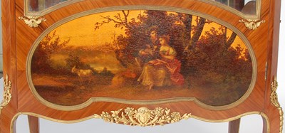 Lot 28 - A French Kingwood, Vernis Martin and gilt...