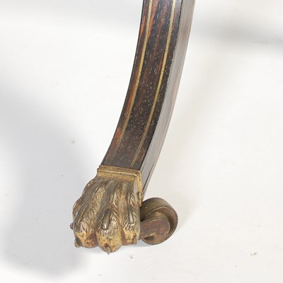 Lot 52 - A 19th century Regency lacquer Coromandel snap-...