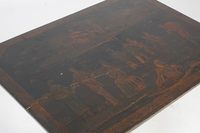 Lot 52 - A 19th century Regency lacquer Coromandel snap-...