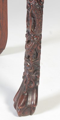 Lot 94 - A Chinese darkwood centre table, late 19th/...