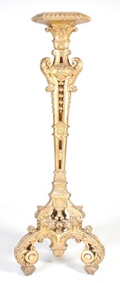 Lot 93 - A late 19th/ early 20th century giltwood...