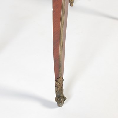 Lot 56 - A late 19th century French Kingwood and gilt...