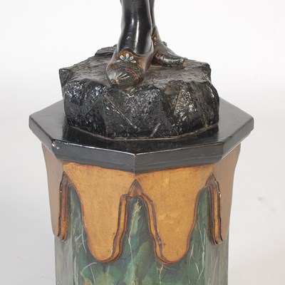 Lot 82 - A late 19th/ early 20th century carved and...