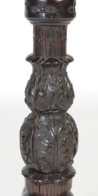 Lot 86 - A Chinese darkwood occasional table, late Qing...