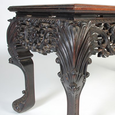 Lot 22 - An impressive pair of Chinese darkwood...