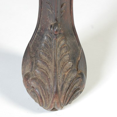 Lot 22 - An impressive pair of Chinese darkwood...