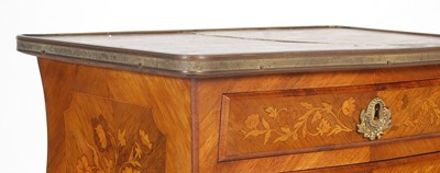 Lot 17 - A late 19th century French Kingwood, marquetry...