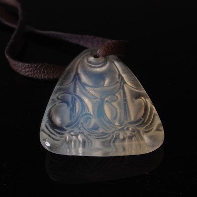 Lot 601 - Rene Lalique, ‘Lys’ pendant, designed 1920,...