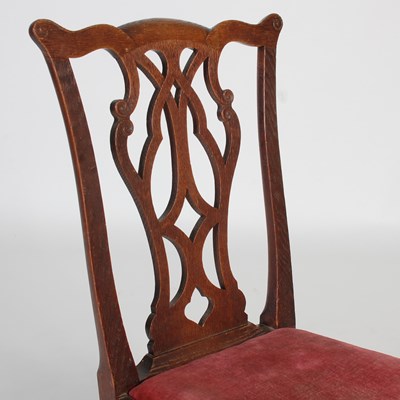 Lot 43 - A Scottish oak ‘gossip’ chair, by William...
