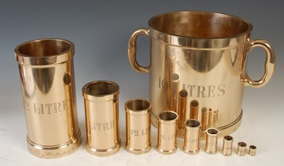 Lot 246 - W&T Avery LTD, Birmingham, a graduated set of...