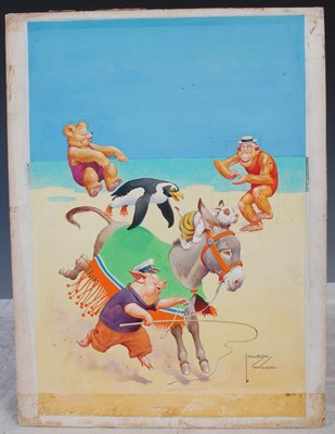 Lot 405 - Lawson Wood (1878-1957) 'Everybody's feeling...