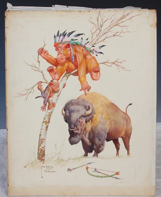 Lot 409 - Lawson Wood (1878-1957) 'Gran'pop's wisecracks'...