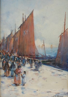 Lot 395 - James Watterson Herald (1859-1914) Quayside...