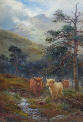 Lot 435 - Louis Bosworth Hurt (1856-1929) Highland...