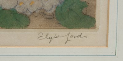 Lot 370 - Elyse Ashe Lord (1900-1971) Yellow bird with...