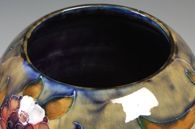 Lot 769 - A Moorcroft Spanish pattern blue ground vase,...