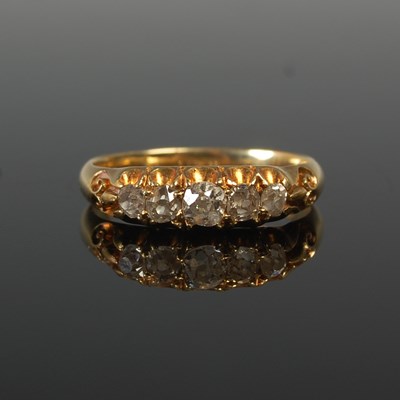 Lot 596 - A late 19th/ early 20th century yellow metal...