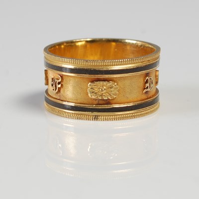 Lot 593 - An early 19th century high carat gold and...
