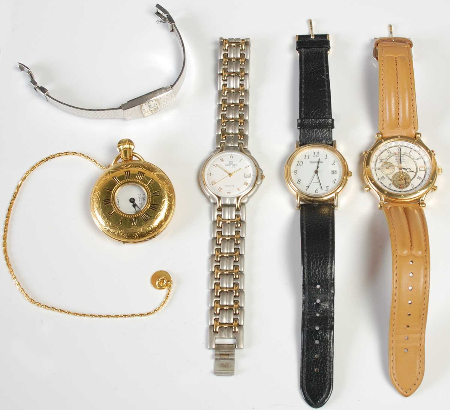 Lot 688 - A collection of watches, to include a Seko...