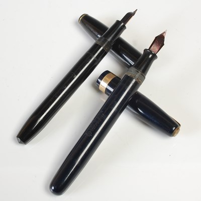 Lot 179 - Two vintage fountain pens, to include a...