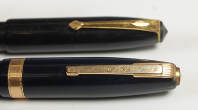 Lot 179 - Two vintage fountain pens, to include a...