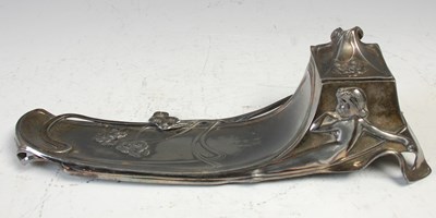 Lot 266 - A WMF Art Nouveau pewter...