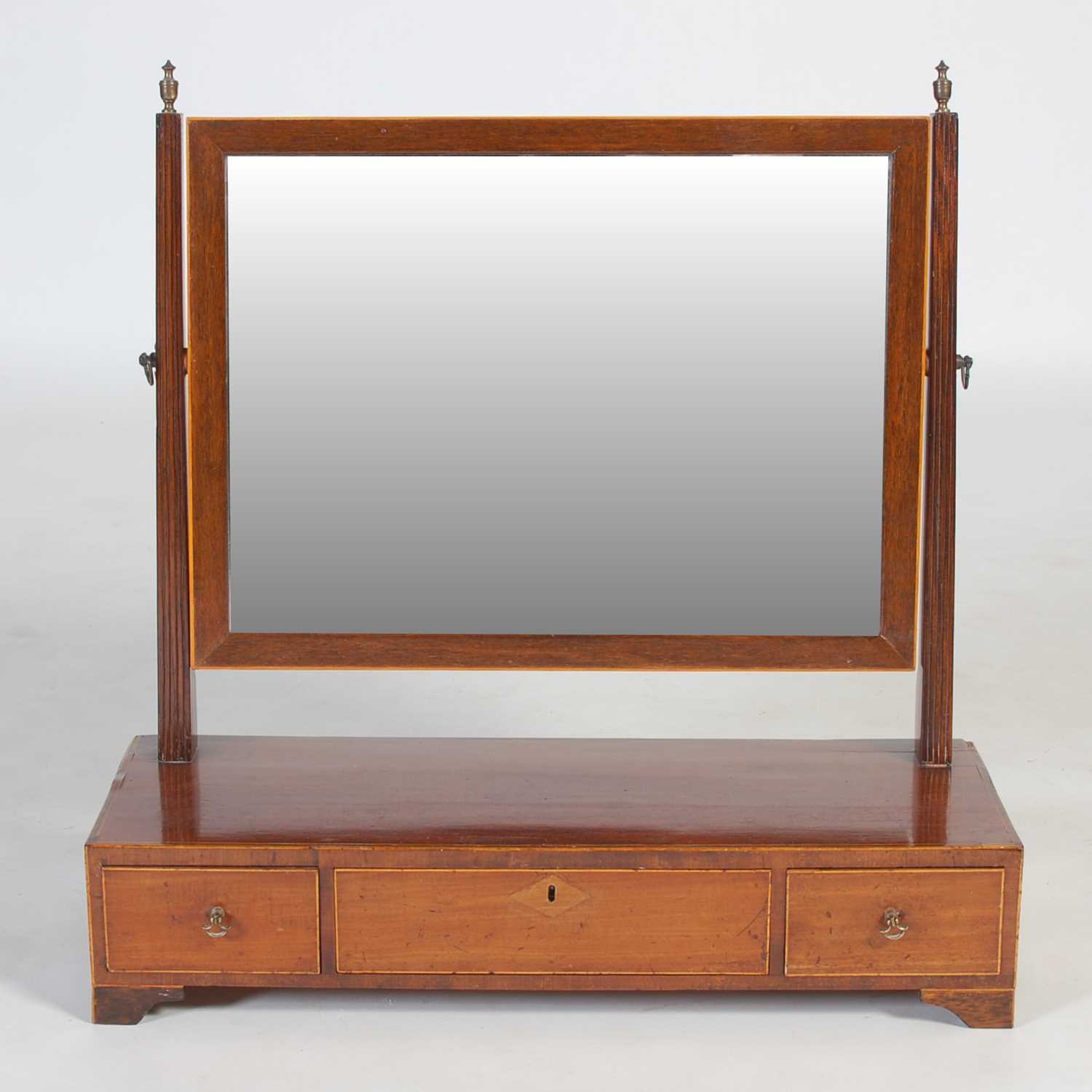 Lot 48 - A 19th century mahogany and boxwood lined...