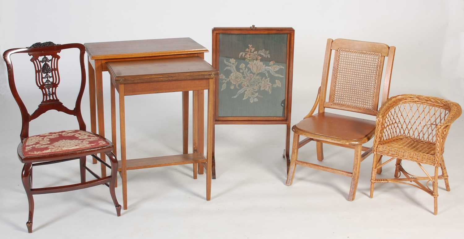 Lot 33 - A group of assorted furniture, to include a...