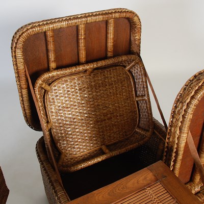 Lot 71 - A Colonial style hardwood side table, with...