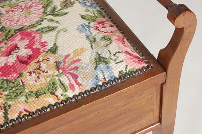 Lot 85 - An Edwardian mahogany and satinwood banded...