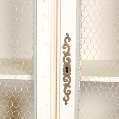 Lot 29 - A group of off-white and blue painted bedroom...