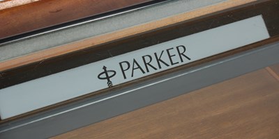 Lot 103 - A vintage Parker Pen shop display cabinet, of...