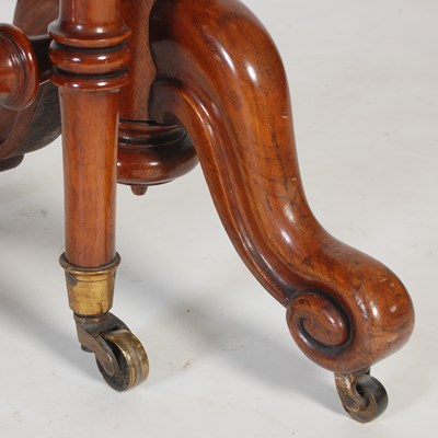 Lot 76 - A 19th century walnut Sutherland table, the...