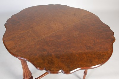Lot 76 - A 19th century walnut Sutherland table, the...