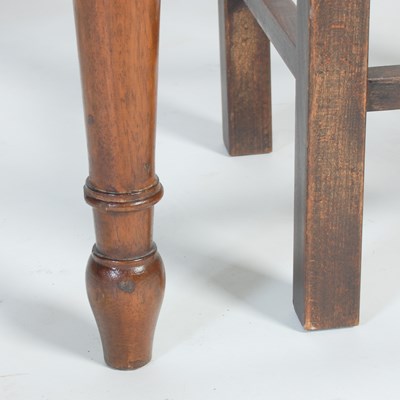 Lot 77 - A 19th century mahogany elbow chair, with...
