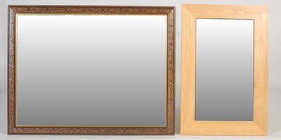 Lot 149 - A 20th century rectangular over mantle...