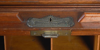 Lot 87 - A vintage Indianapolis Cabinet Co roll top...
