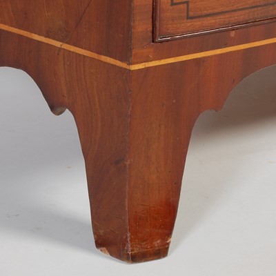 Lot 66 - A 19th century mahogany and ebony lined...
