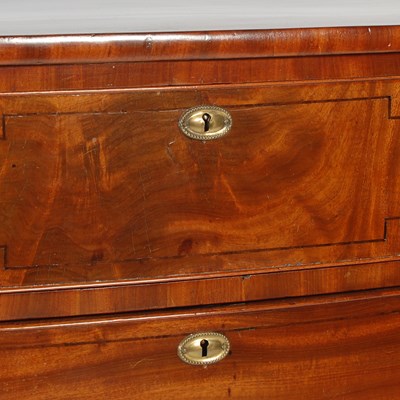 Lot 66 - A 19th century mahogany and ebony lined...