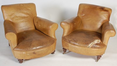 Lot 101 - A pair of late 19th century leather...