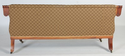 Lot 31 - An early 19th century Goncalo Alves sofa, the...