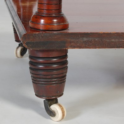 Lot 83 - A 19th century mahogany three tier whatnot,...